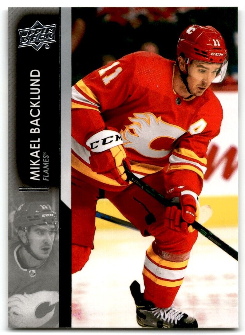 2021-22 Upper Deck Mikael Backlund Calgary Flames #275