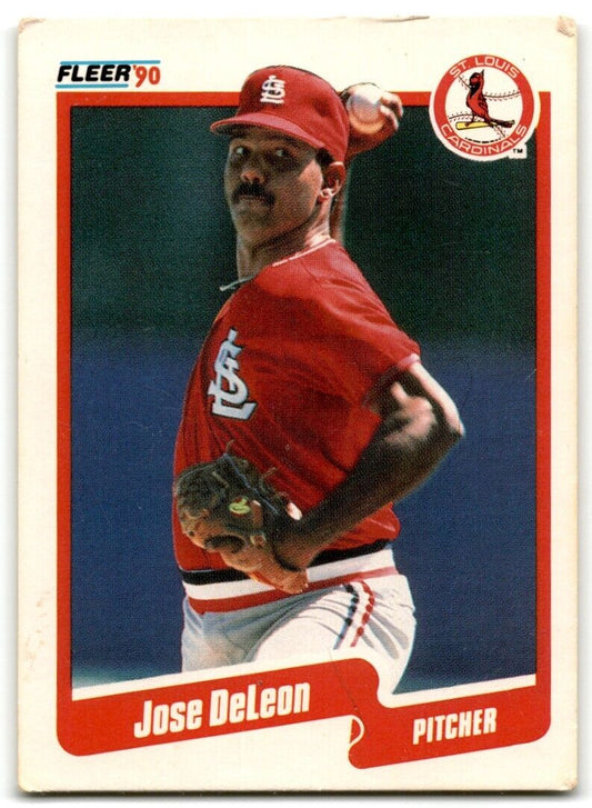 1990 Fleer Jose DeLeon St. Louis Cardinals #248