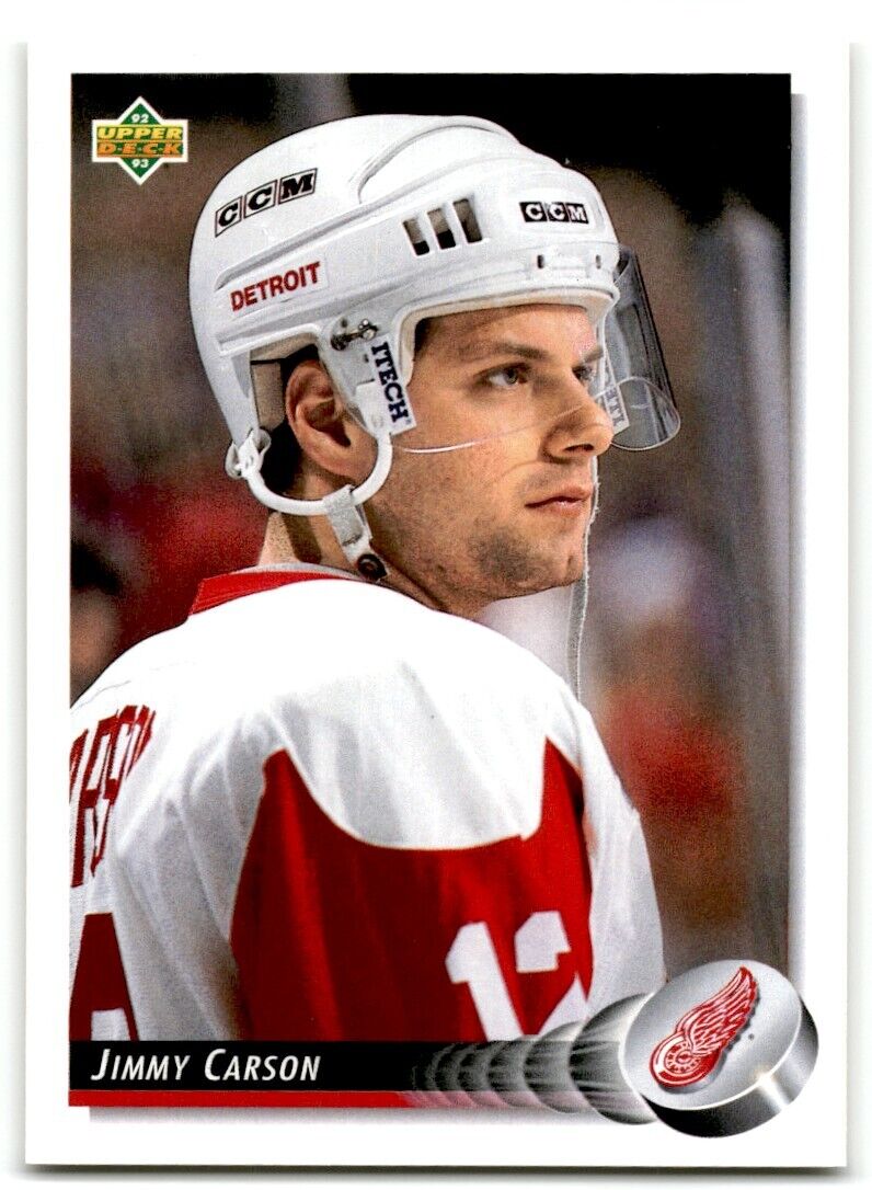 1992-93 Upper Deck Jimmy Carson Detroit Red Wings #253