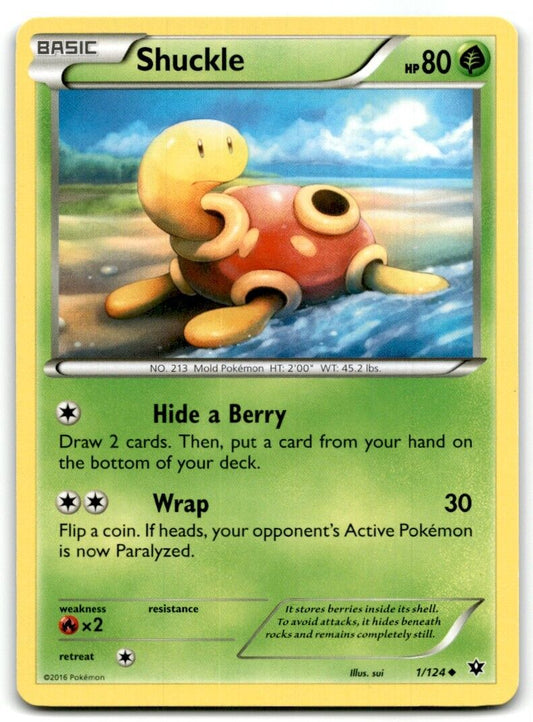 2016 XY - Fates Collide Shuckle Basic/Uncommon #1