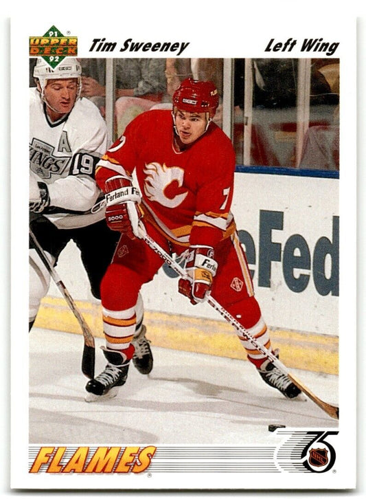 1991-92 Upper Deck Tim Sweeney Calgary Flames #375