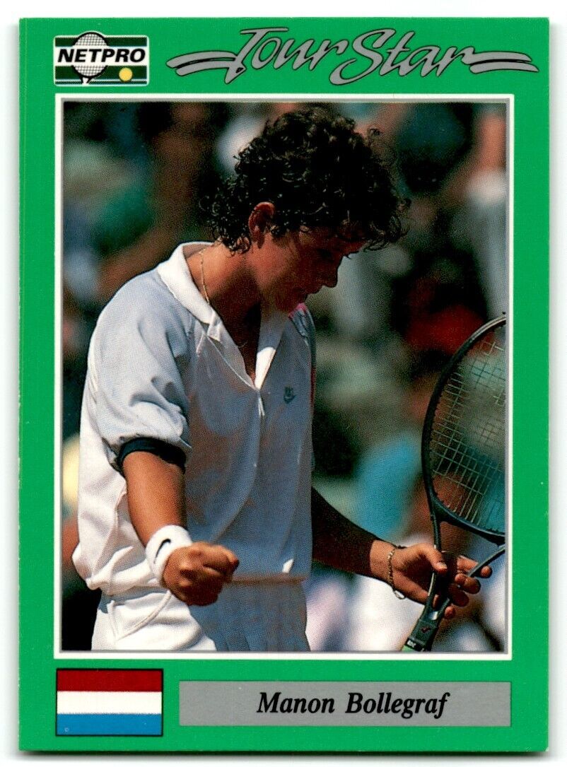 1991 Protennis player Cards Netpro Tour Star Manon Bollegraf #76