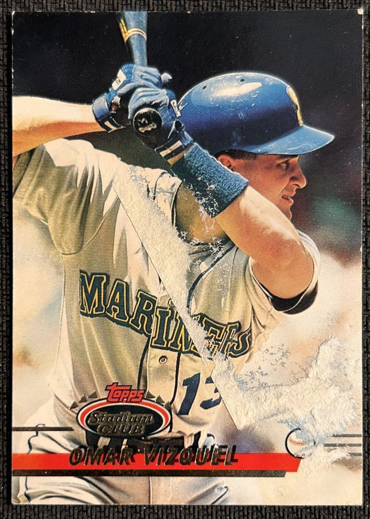 1993 Stadium Club Omar Vizquel Seattle Mariners #67