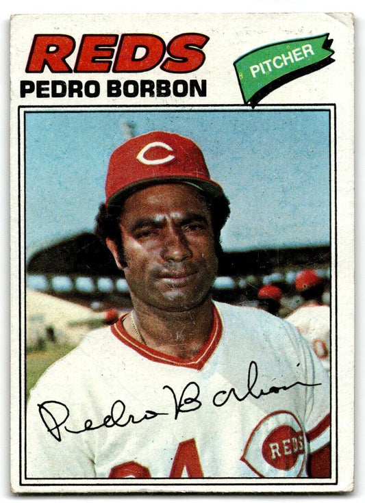 1977 Topps Pedro Borbon Cincinnati Reds #581