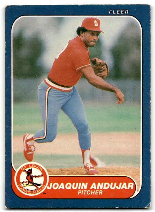 1986 Fleer Joaquin Andujar St. Louis Cardinals #26