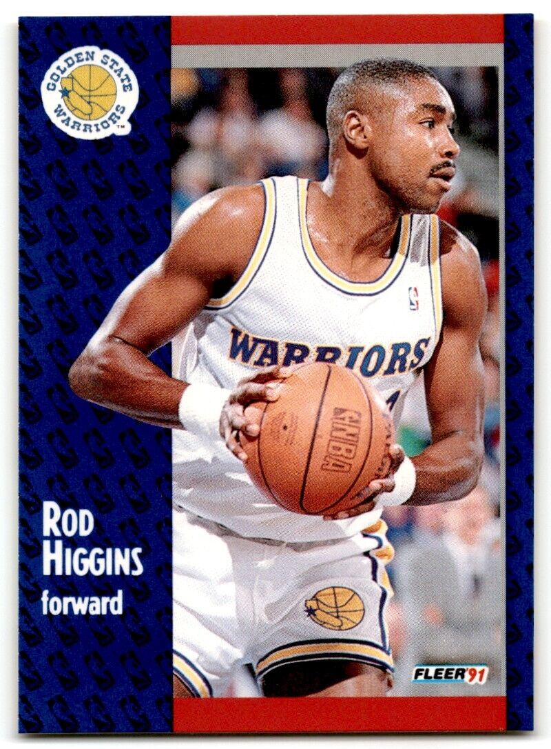 1991-92 Fleer Rod Higgins Golden State Warriors #66