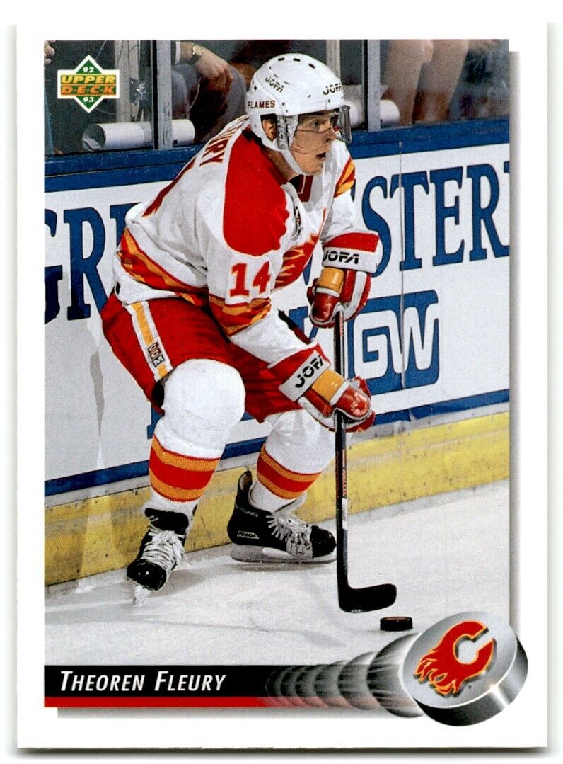 1992-93 Upper Deck Theo Fleury Calgary Flames #285B