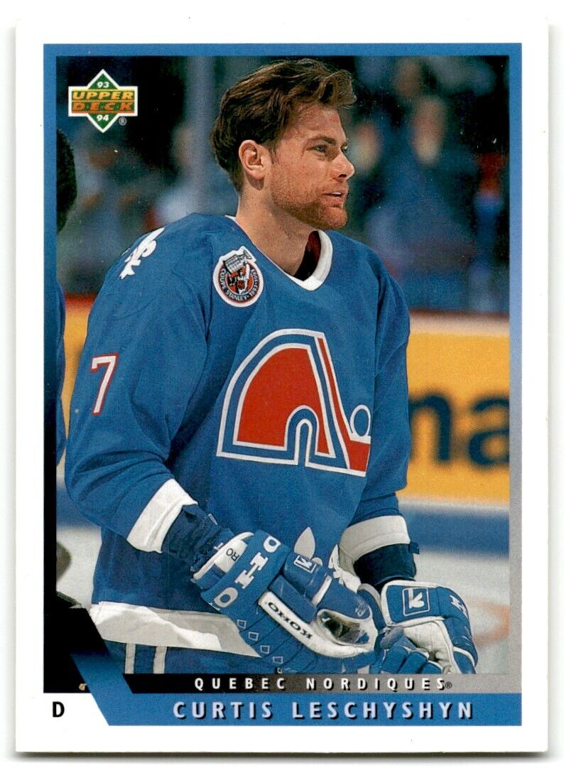 1993-94 Upper Deck Curtis Leschyshyn Quebec Nordiques #133