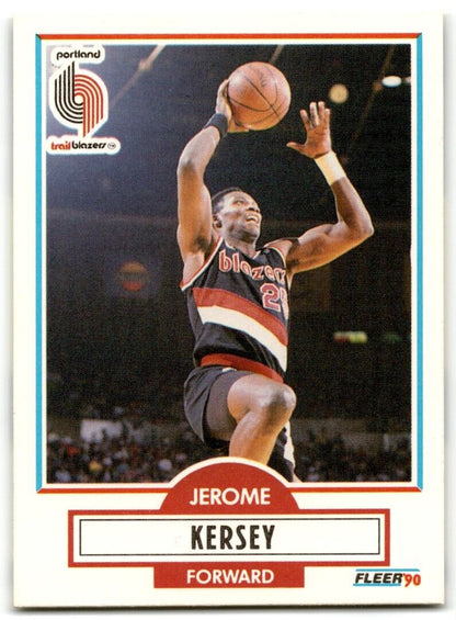 1990-91 Fleer Jerome Kersey Portland Trail Blazers #157