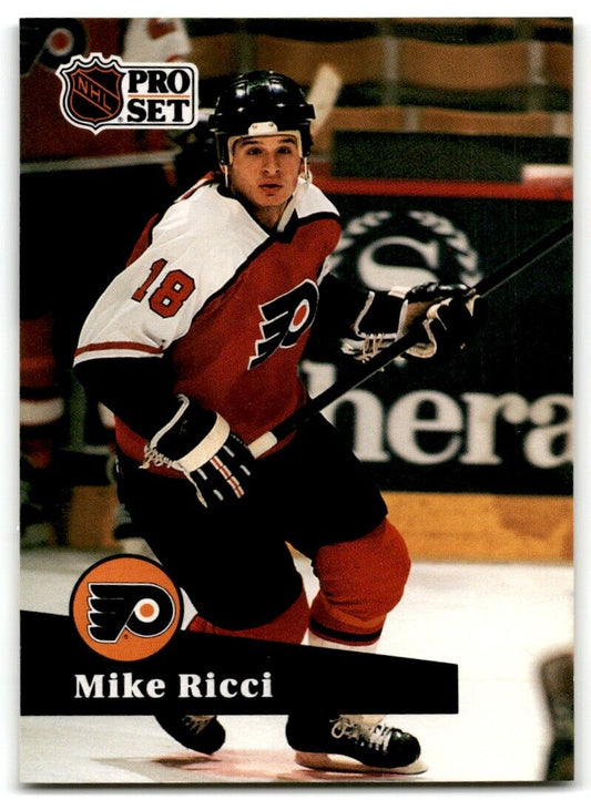 1991-92 Pro Set Mike Ricci Philadelphia Flyers #170