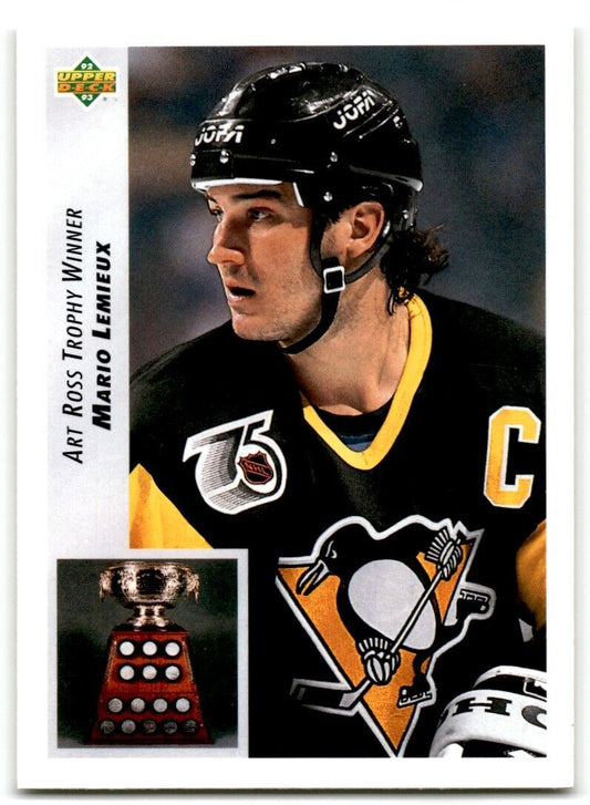 1992-93 Upper Deck Mario Lemieux Pittsburgh Penguins #433