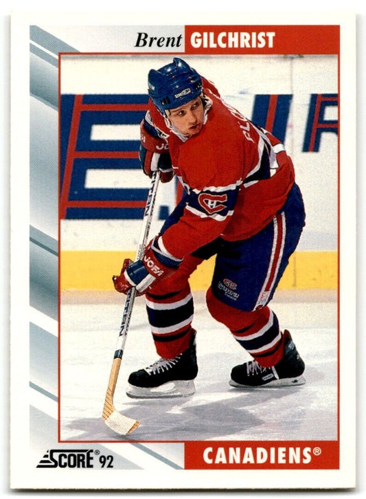 1992-93 Score Brent Gilchrist Montreal Canadiens #46