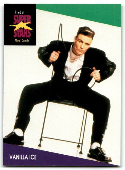 1991-92 ProSet Super Stars MusiCard Vanilla Ice #144