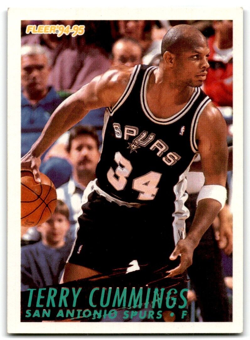 1994-95 Fleer Terry Cummings San Antonio Spurs #203