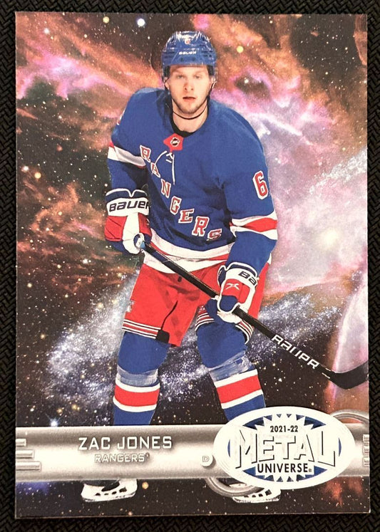 2021-22 Skybox Metal Universe 1997-98 Retro Rookies Zac Jones Rookie New York