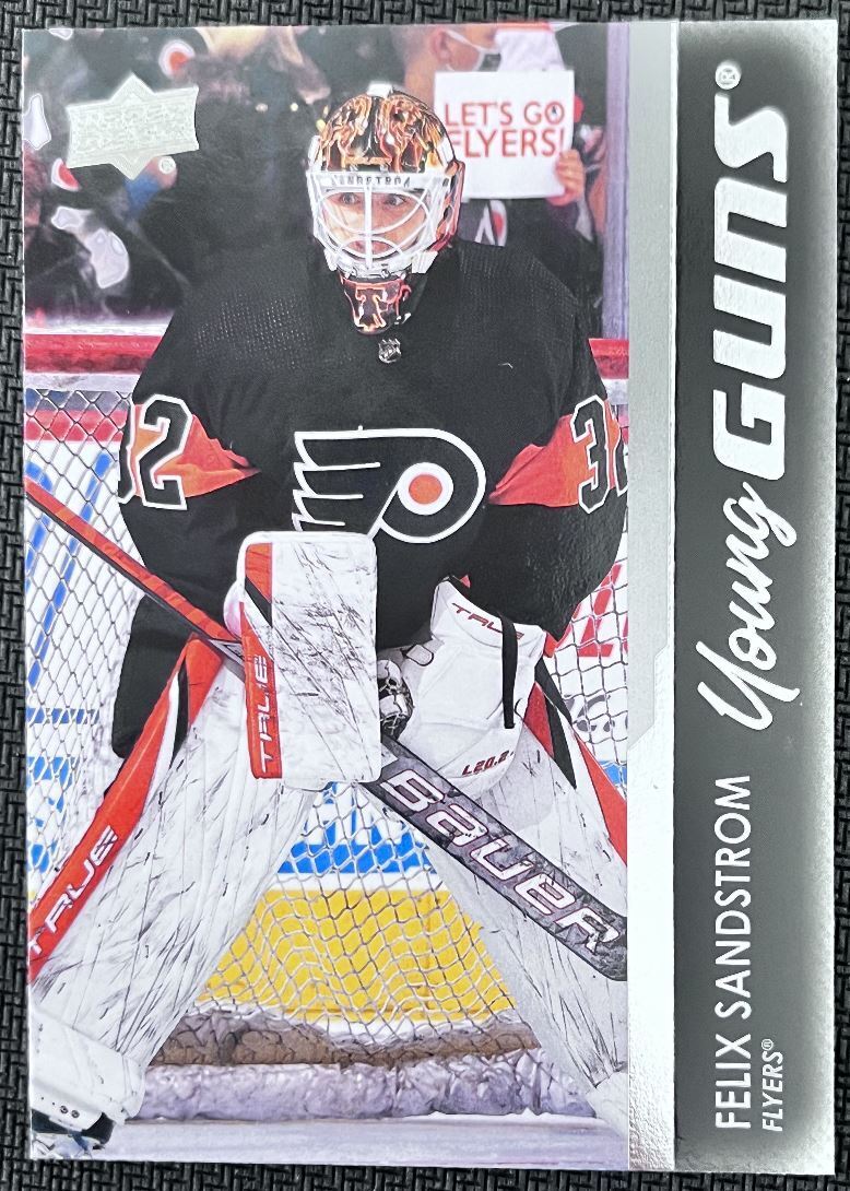 2021-22 Upper Deck Felix Sandstrom Rookie Philadelphia Flyers #725