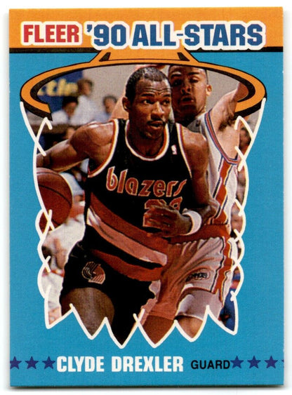 1990-91 Fleer All-Stars Clyde Drexler Portland Trail Blazers #11