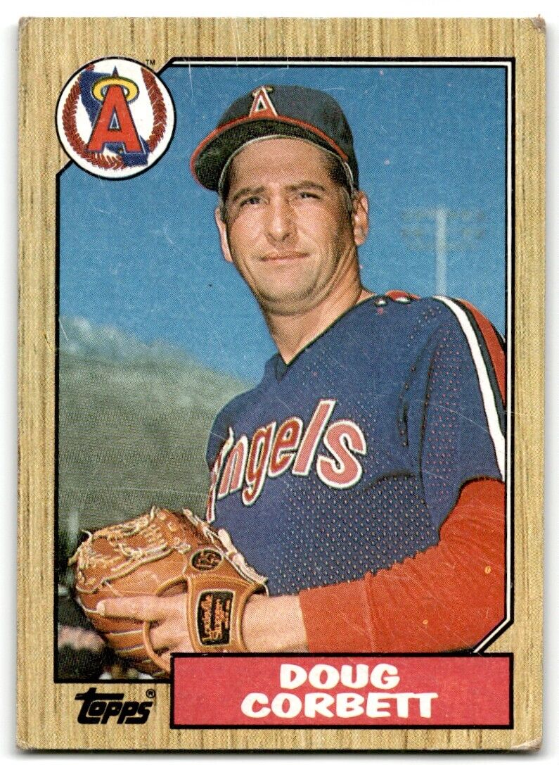 1987 Topps Doug Corbett California Angels #359