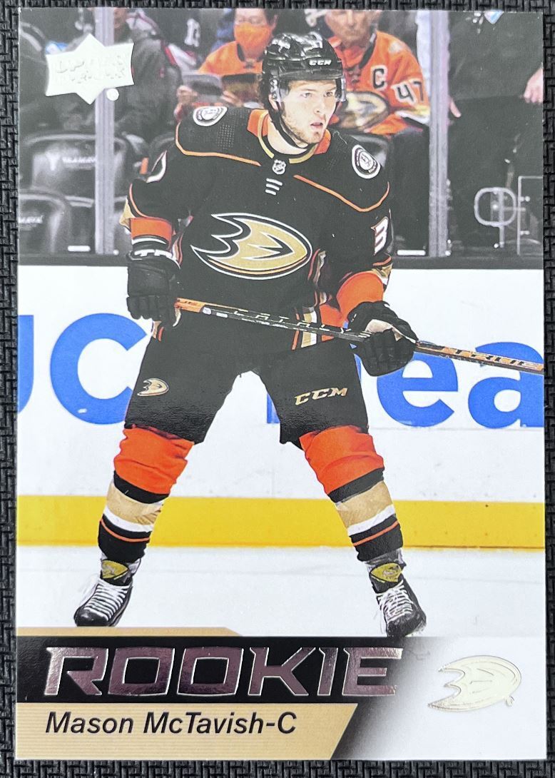 2022-23 Upper Deck NHL Star Rookie Mason McTavish Rookie Anaheim Ducks #23