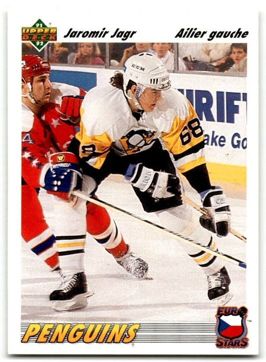 1992-93 Upper Deck French Jaromir Jagr Pittsburgh Penguins #E6