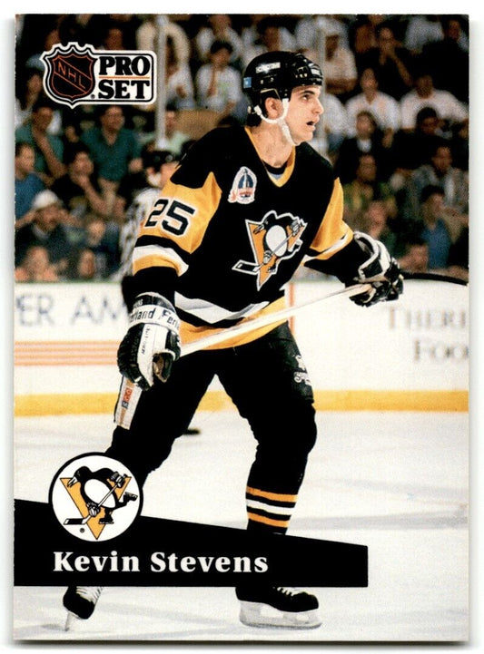 1991-92 Pro Set Kevin Stevens Pittsburgh Penguins #185