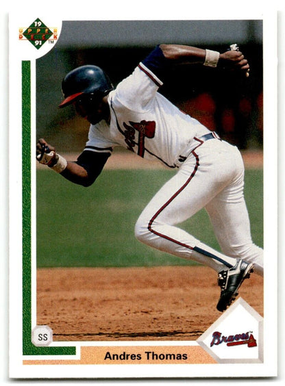 1991 Upper Deck Andres Thomas Atlanta Braves #384