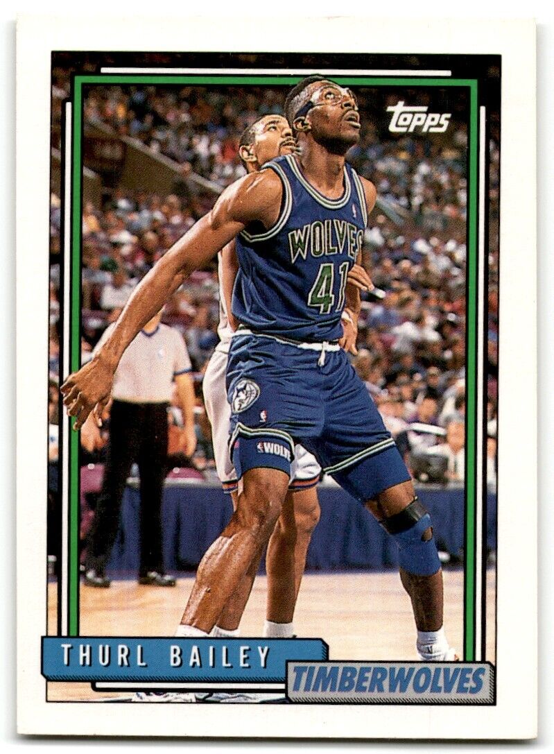 1992-93 Topps Thurl Bailey Minnesota Timberwolves #59