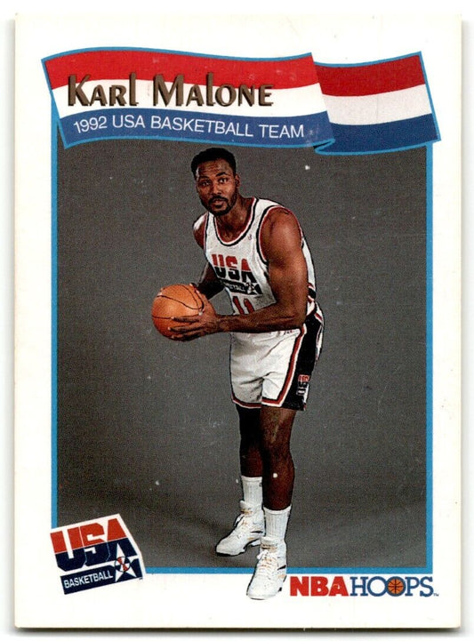 1991-92 Hoops McDonald's Karl Malone USA #56