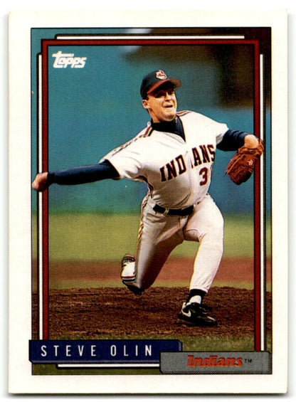 1992 Topps Steve Olin Cleveland Indians #559