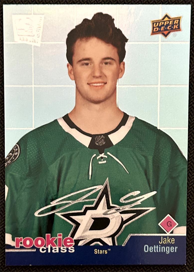 2020-21 Upper Deck Rookie Class Jake Oettinger Rookie Dallas Stars #RC-5