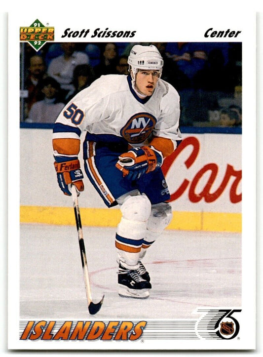 1991-92 Upper Deck Scott Scissons New York Islanders #428