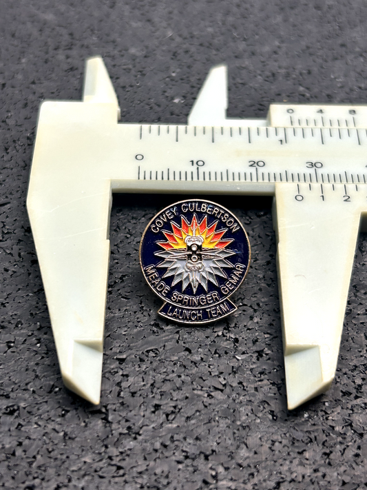 NASA Space Shuttle STS-38 launch team Mission pin