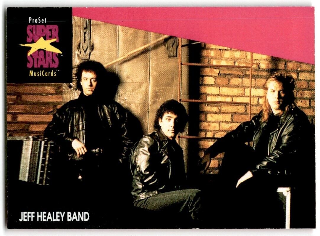 1991-92 ProSet Super Stars MusiCard Jeff Healey Band #192