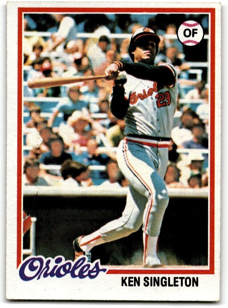 1978 Topps Ken Singleton Baltimore Orioles #65