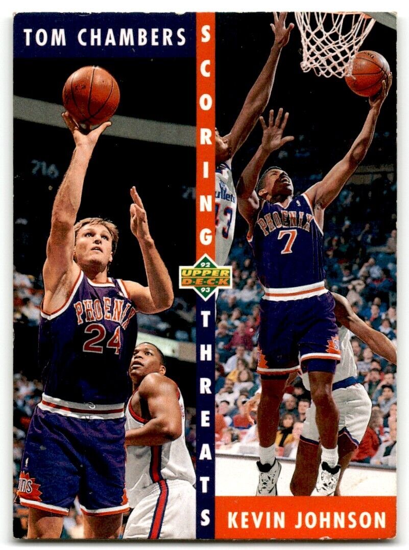 1992-93 Upper Deck Tom Chambers/Kevin Johnson Phoenix Suns #64