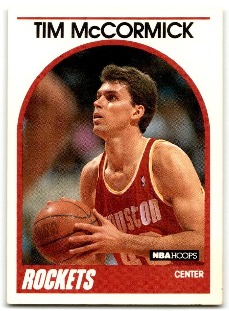 1989-90 Hoops Tim McCormick Houston Rockets #272