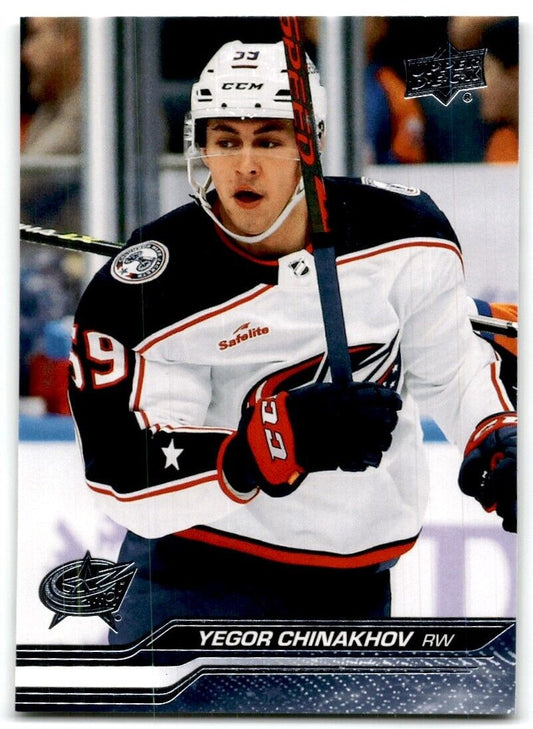 2023-24 Upper Deck Yegor Chinakhov Columbus Blue Jackets #54