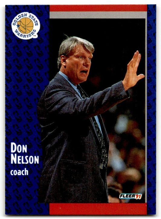 1991-92 Fleer Don Nelson Golden State Warriors #70