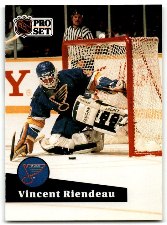 1991-92 Pro Set Vincent Riendeau St. Louis Blues #213