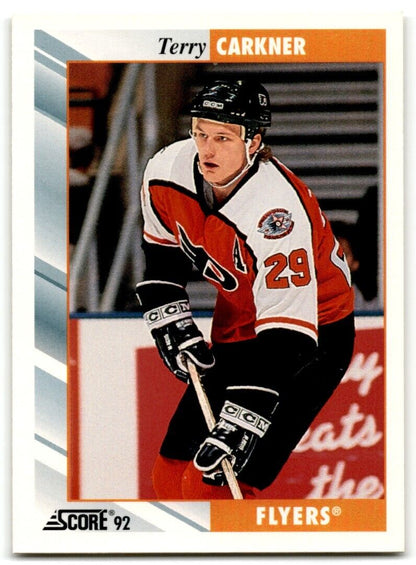 1992-93 Score Terry Carkner Philadelphia Flyers #66