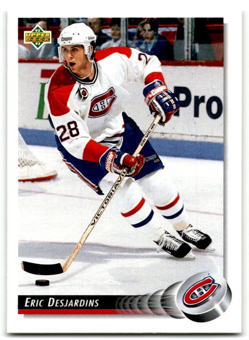 1992-93 Upper Deck Eric Desjardins Montreal Canadiens #268