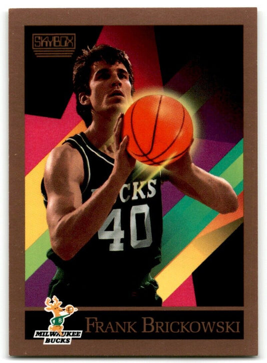 1990-91 SkyBox Frank Brickowski Milwaukee Bucks #394