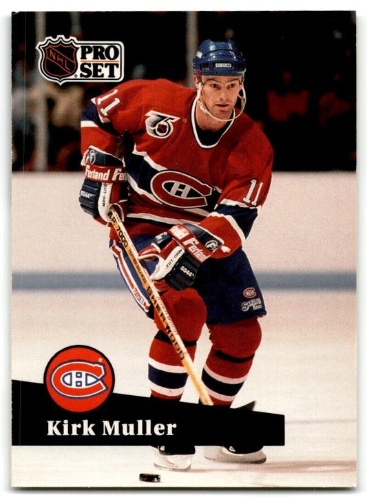 1991-92 Pro Set Kirk Muller Montreal Canadiens #412