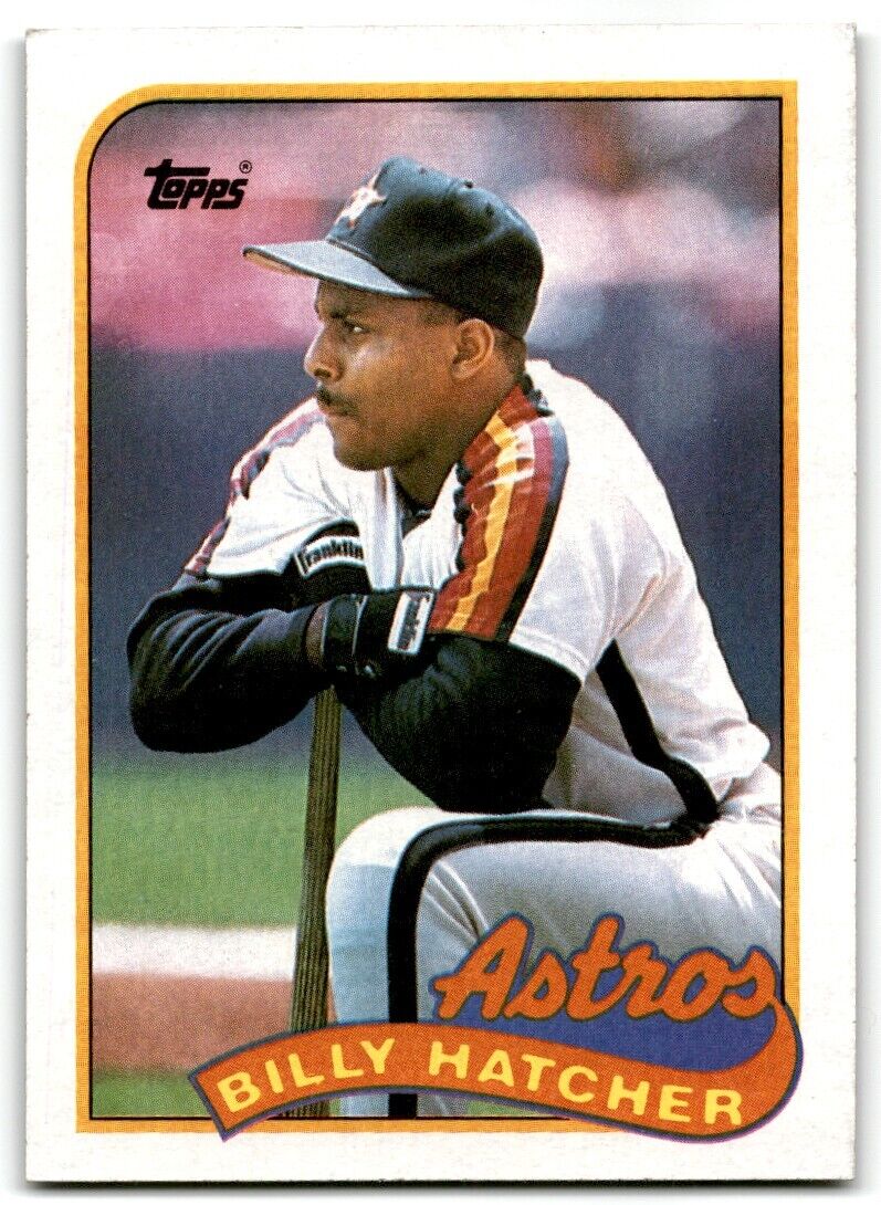 1989 Topps Billy Hatcher Houston Astros #252