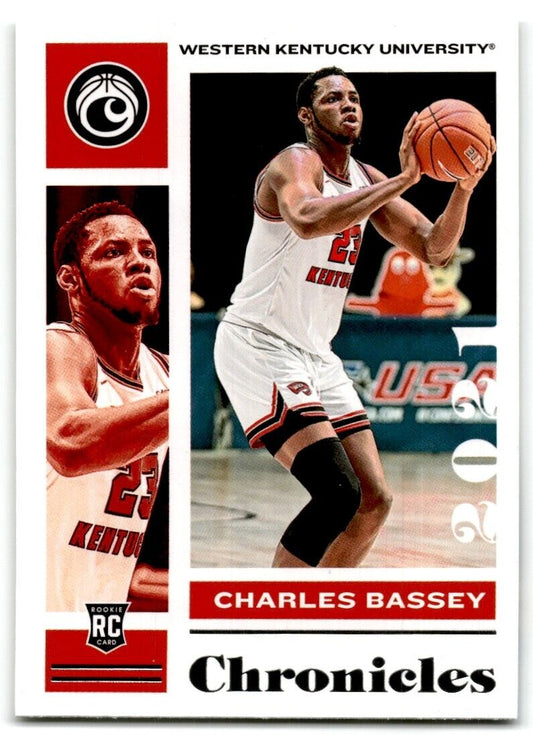 2021-22 Panini Chronicles Draft Picks Charles Bassey Western Kentucky