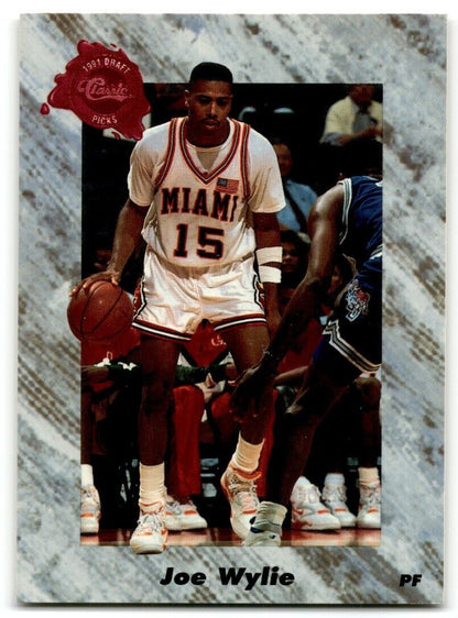 1991-92 Classic Joe Wylie Rookie Miami Hurricanes #1776