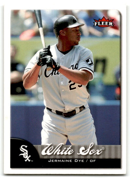 2007 Fleer Jermaine Dye Chicago White Sox #261