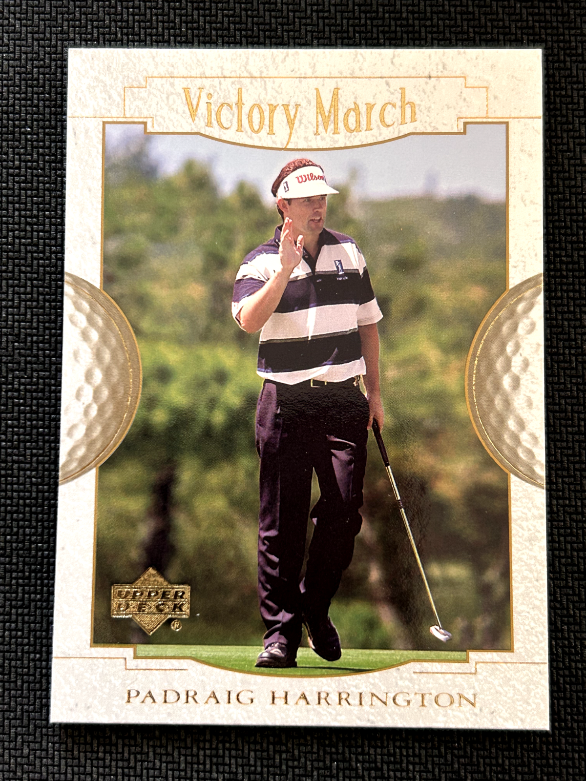 2001 Upper Deck Golf Trading Cards #159 Padraig Harrington Victory March