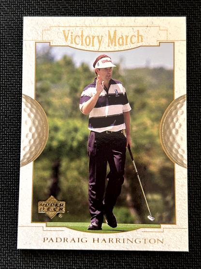 2001 Upper Deck Golf Trading Cards #159 Padraig Harrington Victory March