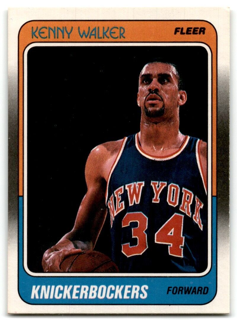 1988-89 Fleer Kenny Walker Rookie New York Knicks #83